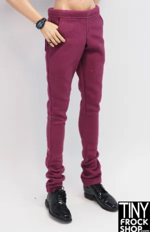 12" Fashion Mens Doll Dusty Rose Trouser Pant