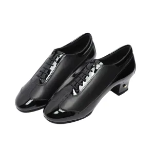 AILIANWU.L003ME MENS PATENT CALF LEATHER LATIN SALSA DANCE SHOES