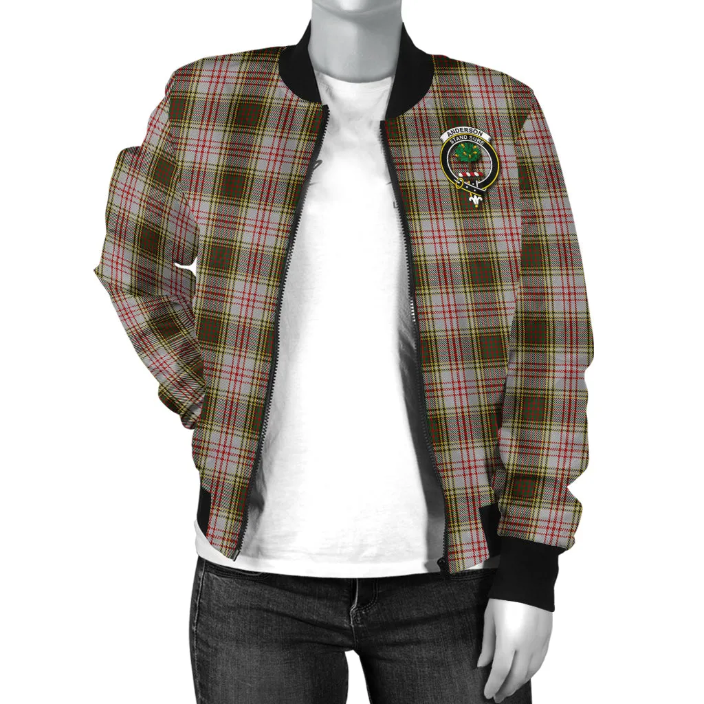 Anderson Dress Tartan Bomber Jacket with Family Crest