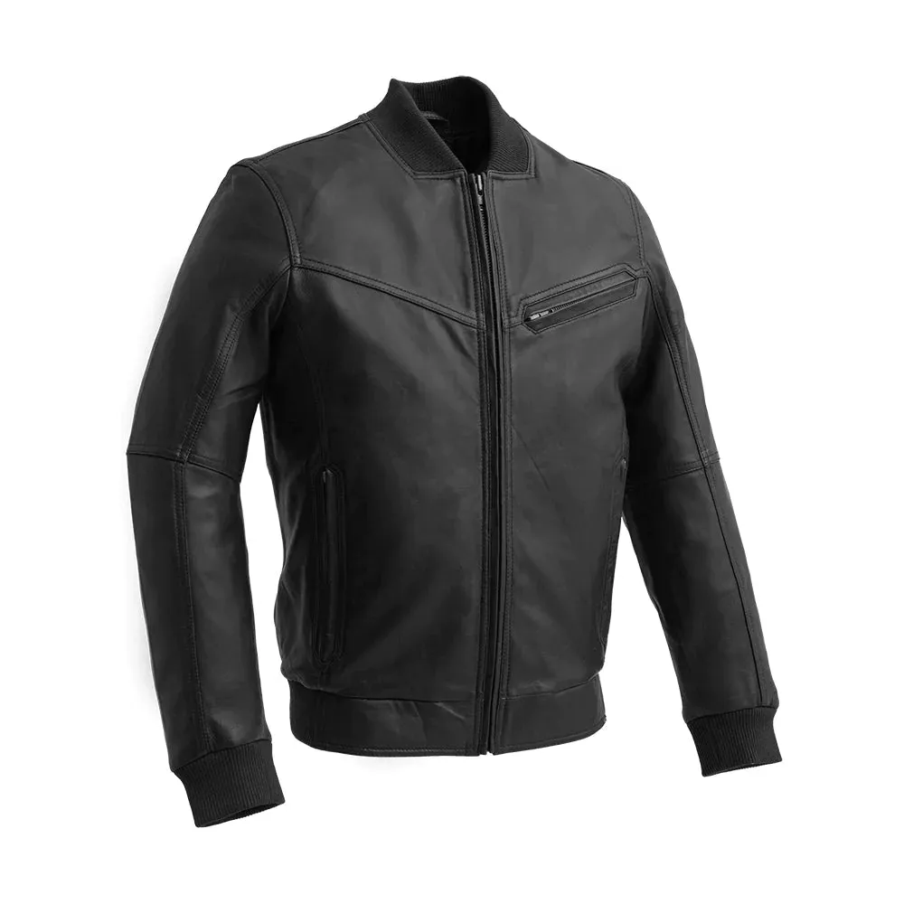 Aviator Mens Bomber Leather Jacket