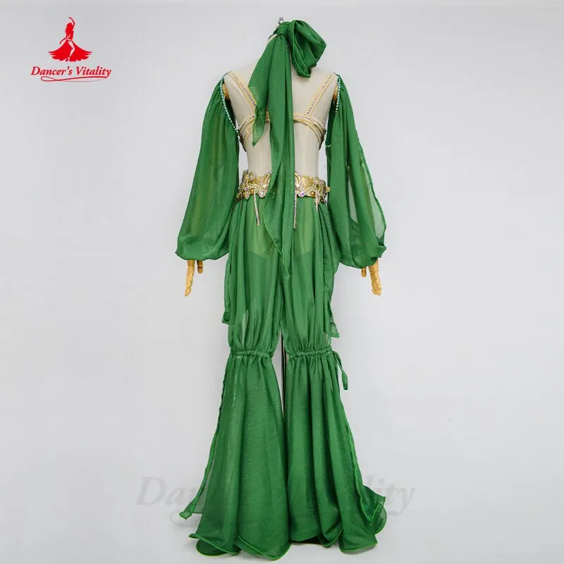 Belly Dance Competition Robe Costumes for Adult Children Customsized Baladi Shaabi Saidi Performance Robe Oriental Dancing Dress