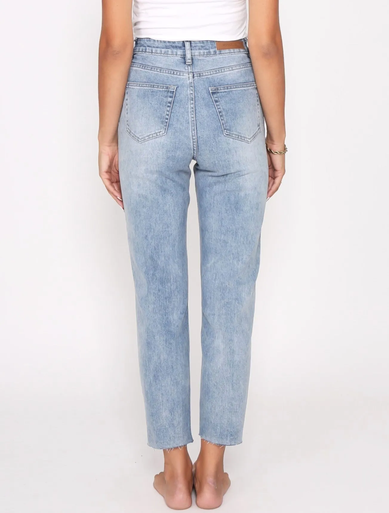 Boyfriend Jeans - Blue Wash