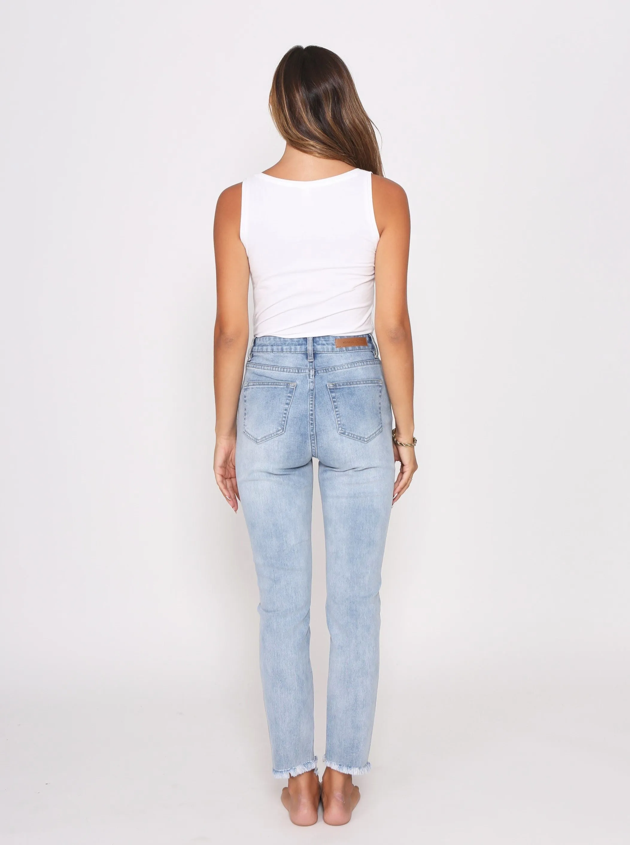 Boyfriend Jeans - Blue Wash