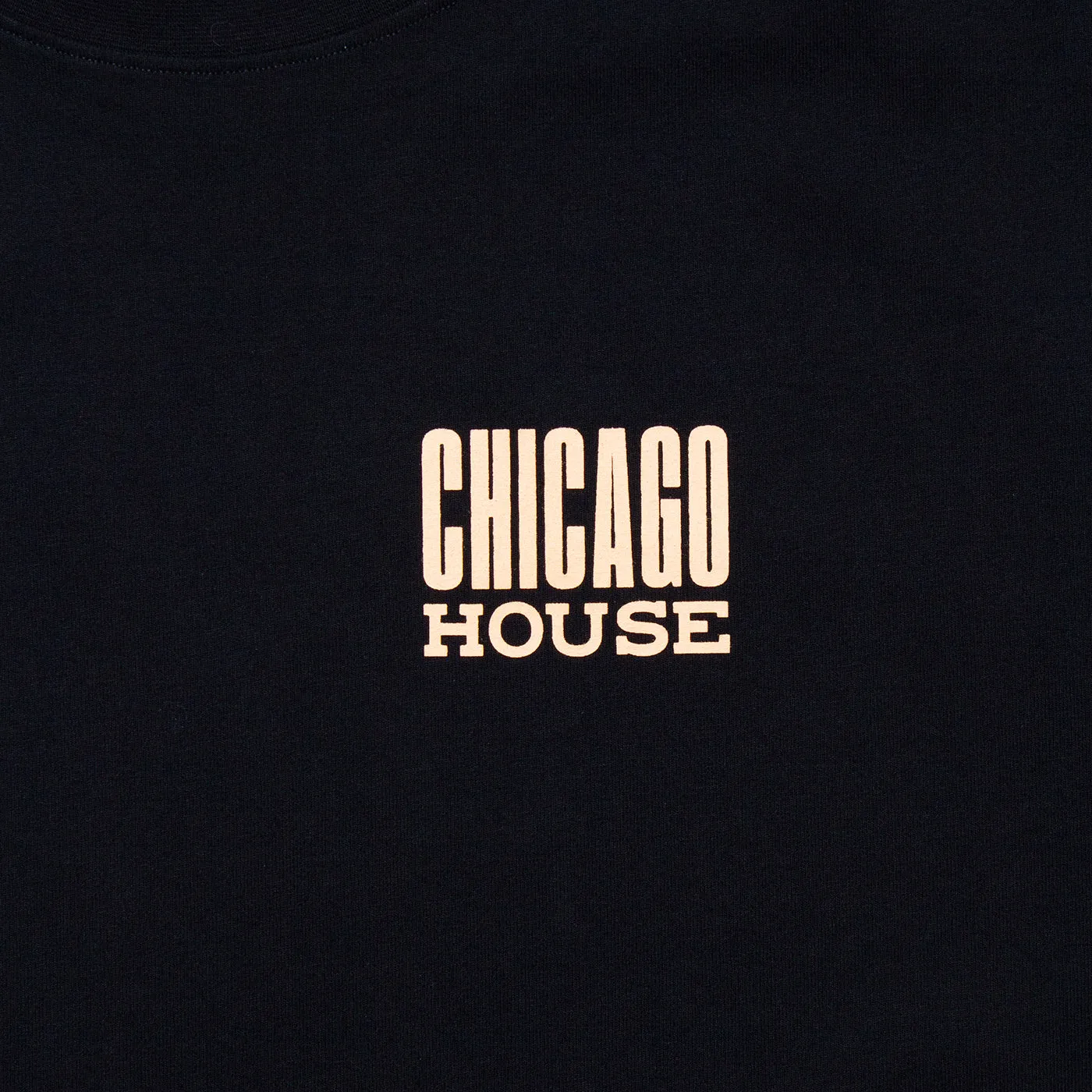 Chicago House Back Print - Tshirt - Black