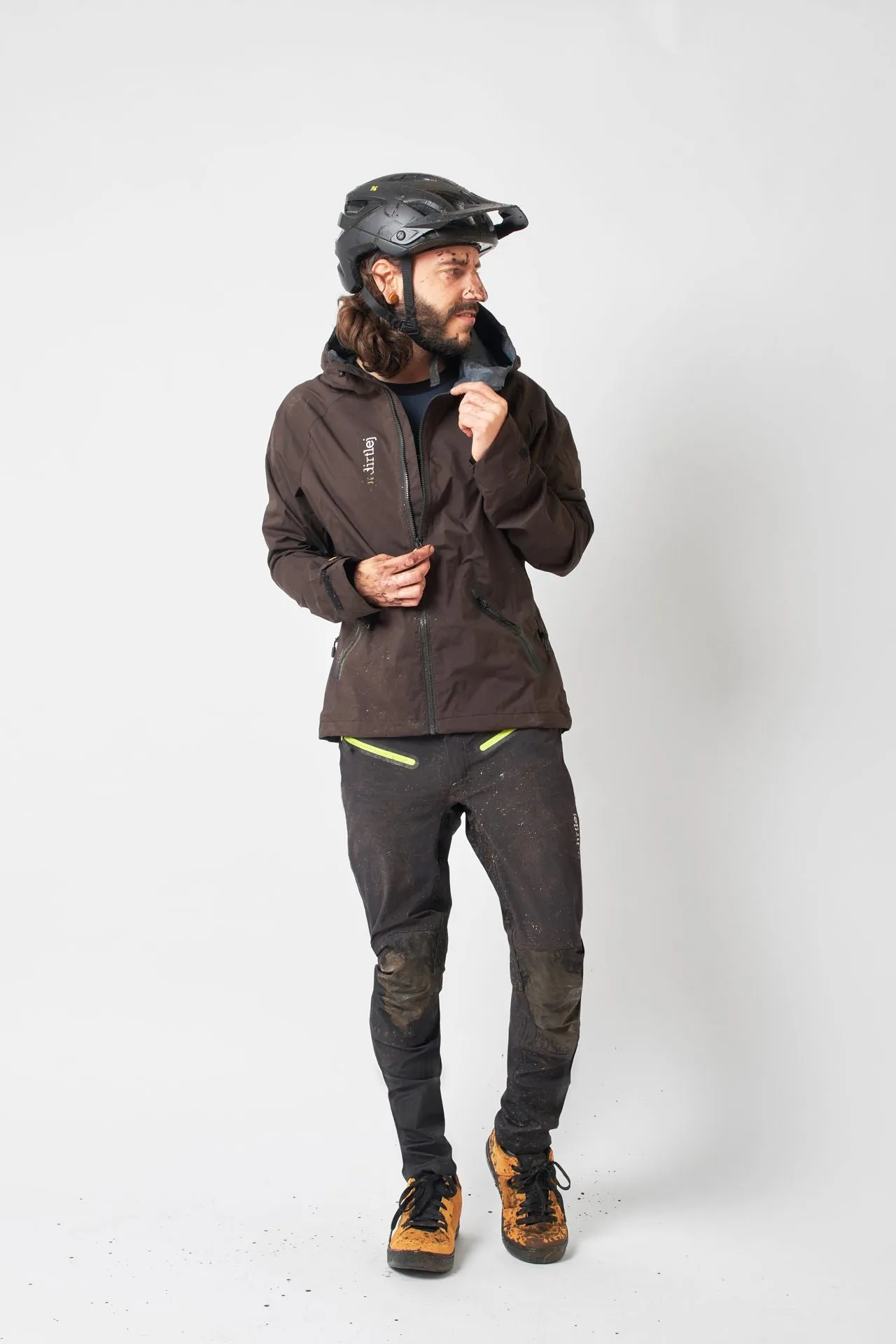 Dirtlej Trailscout Waterproof Long - Black / Lime