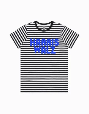 Harris Walz Striped T-Shirt