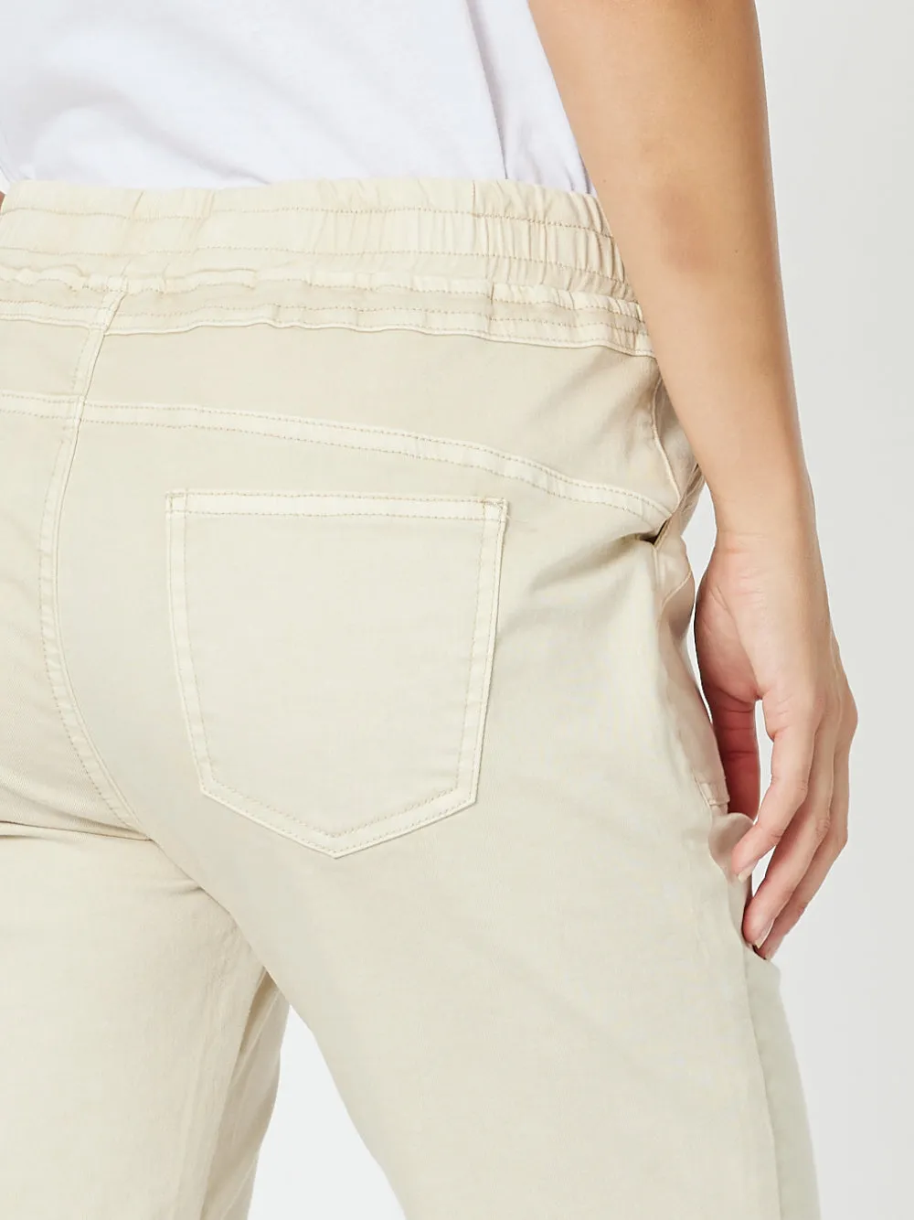 Isabella Cotton Pant - Natural