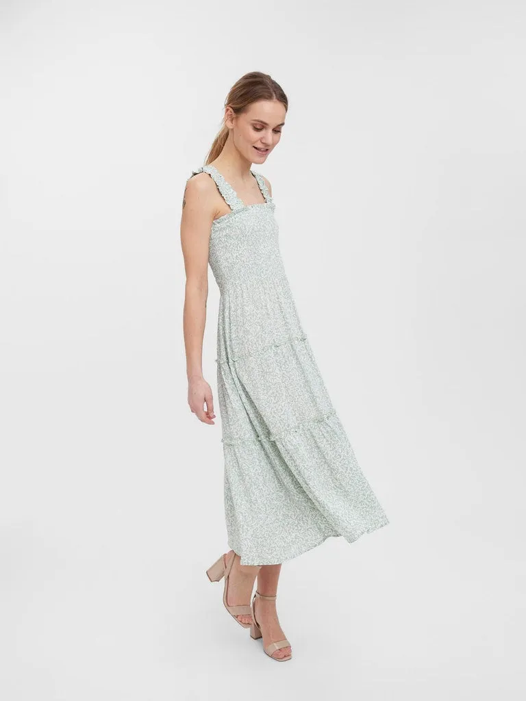 Jenny Sleeveless Smock Calf Dress