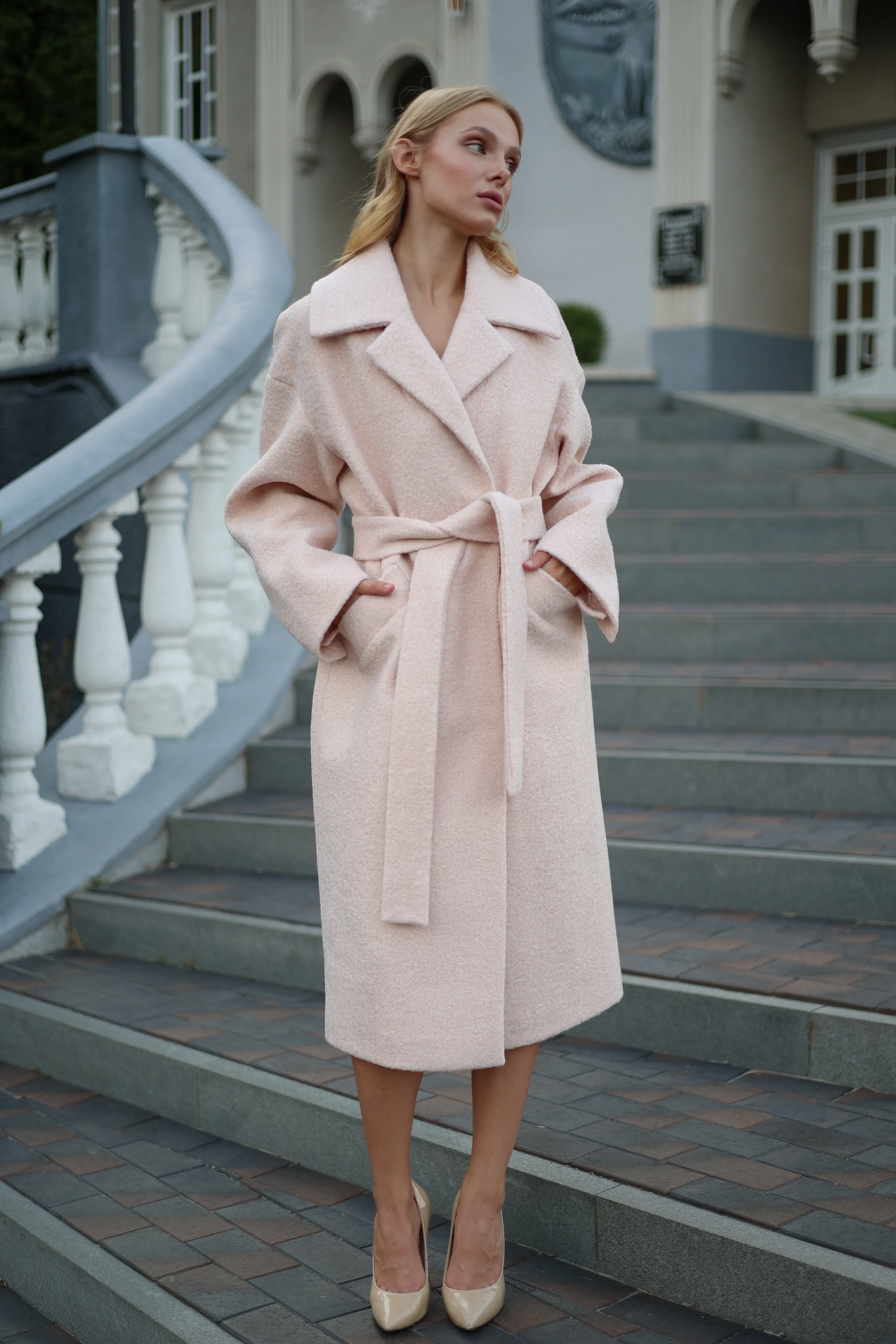 Juliet Midi Wool Blend Coat