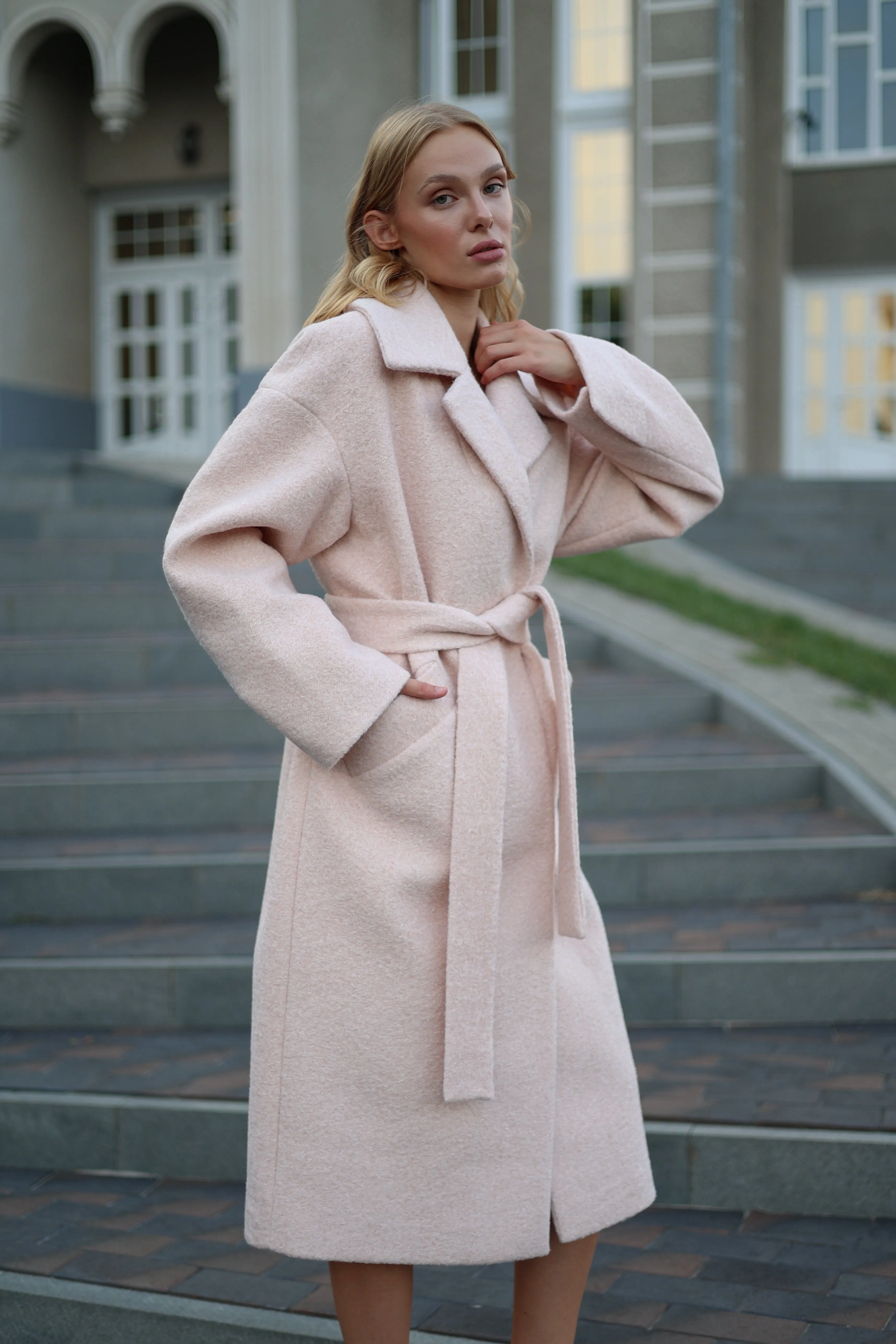 Juliet Midi Wool Blend Coat