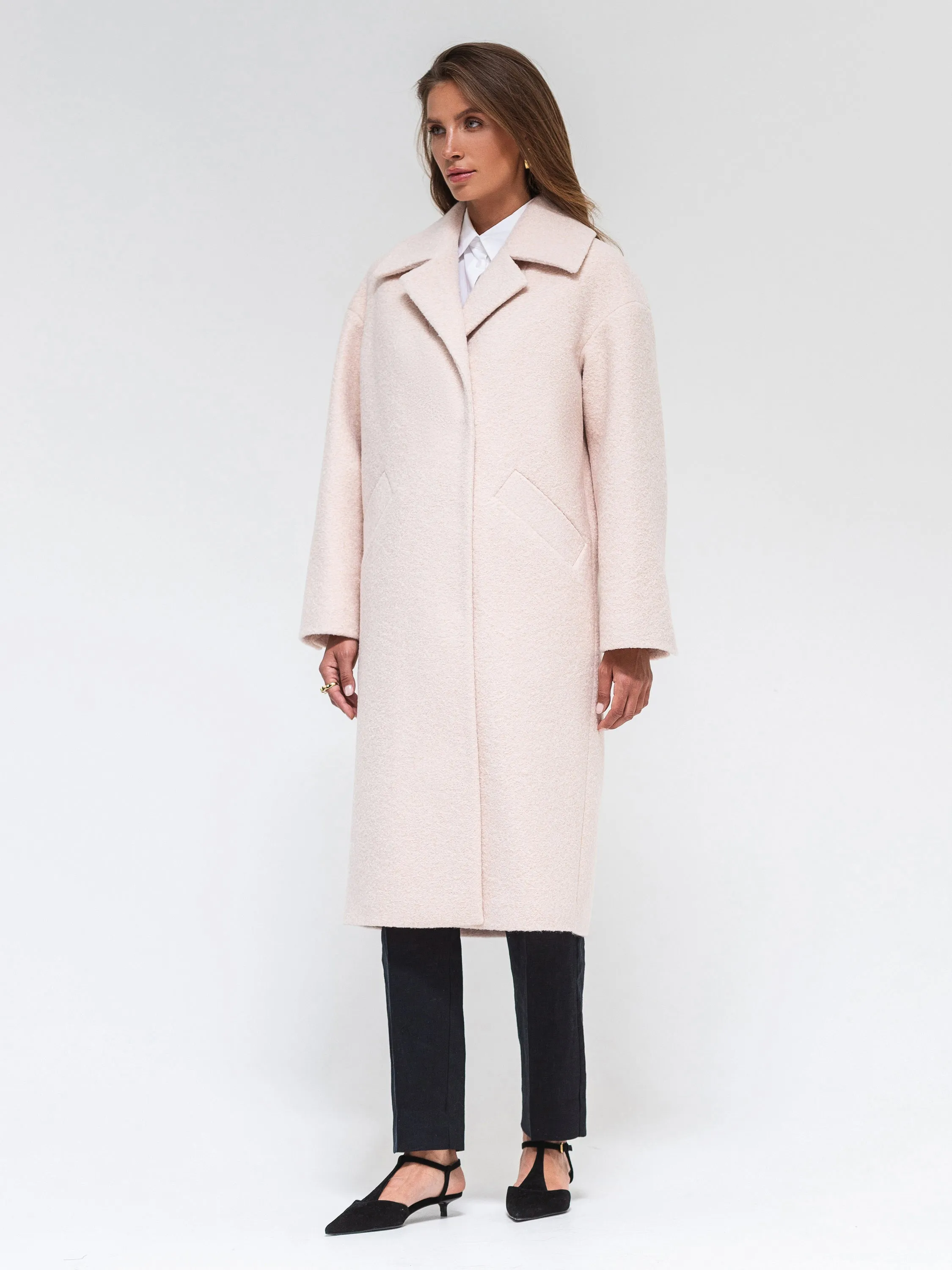 Juliet Midi Wool Blend Coat