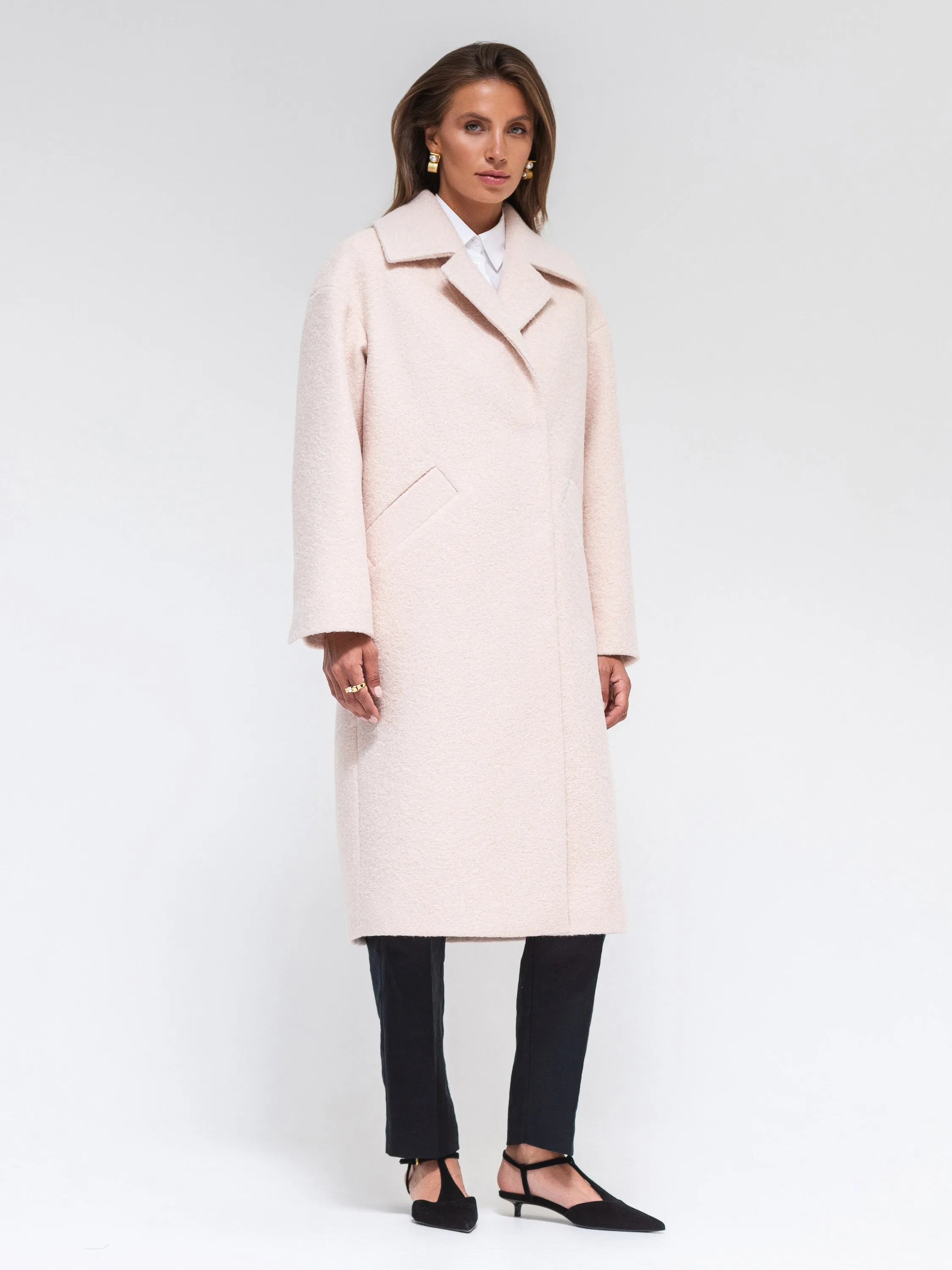 Juliet Midi Wool Blend Coat