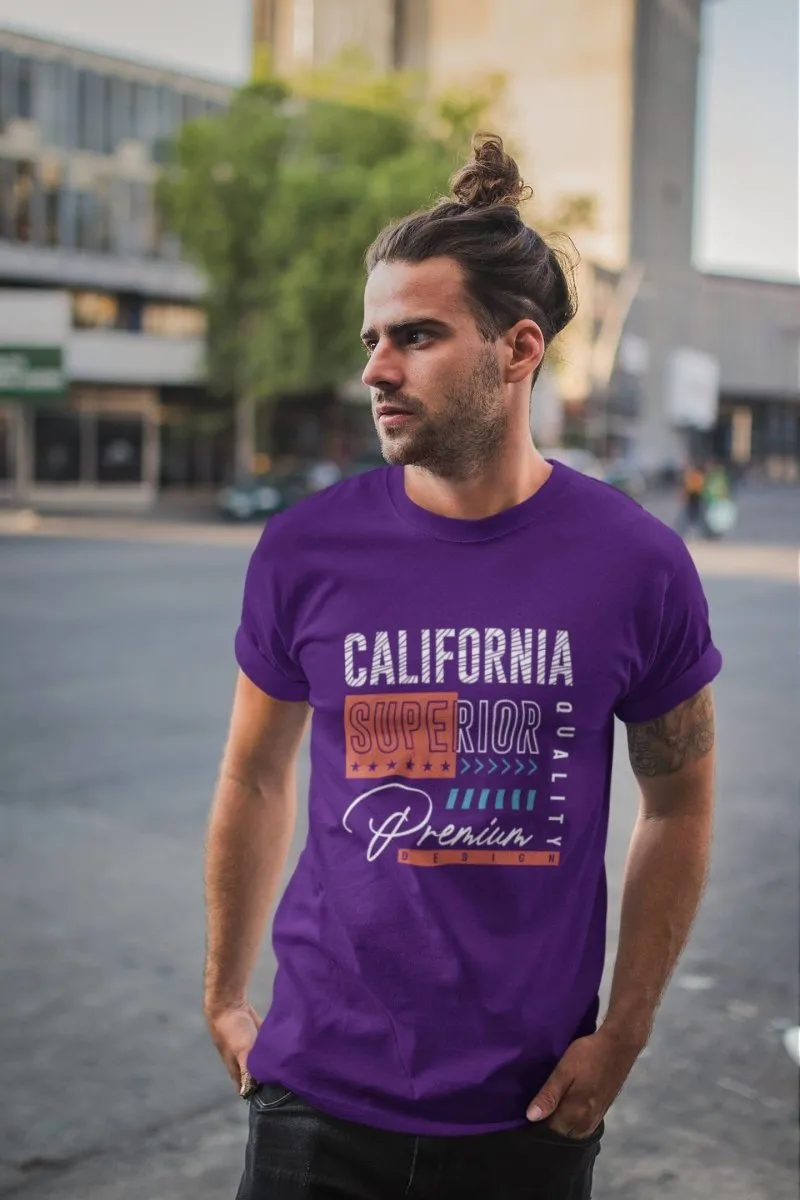 Mens clothing t shirts 'California Superior Premium'