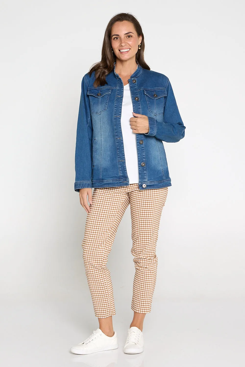 Moira Pants - Brown Gingham