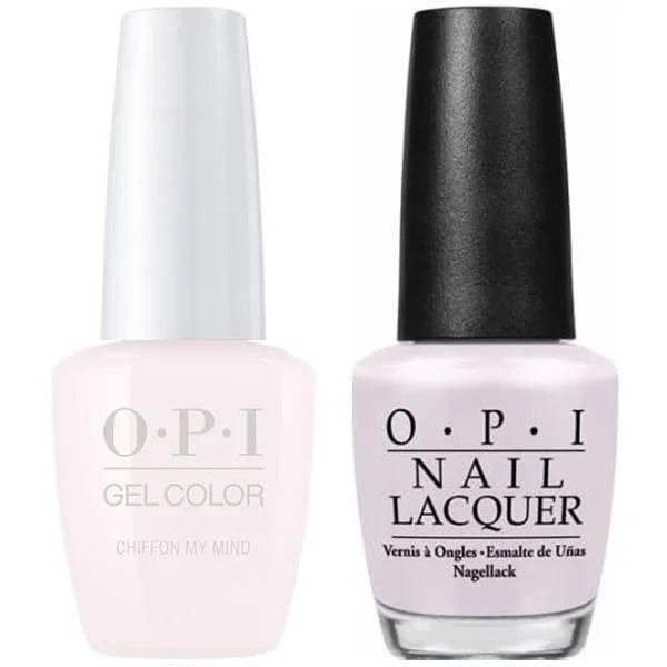 OPI GelColor   Matching Lacquer Chiffon My Mind #T63