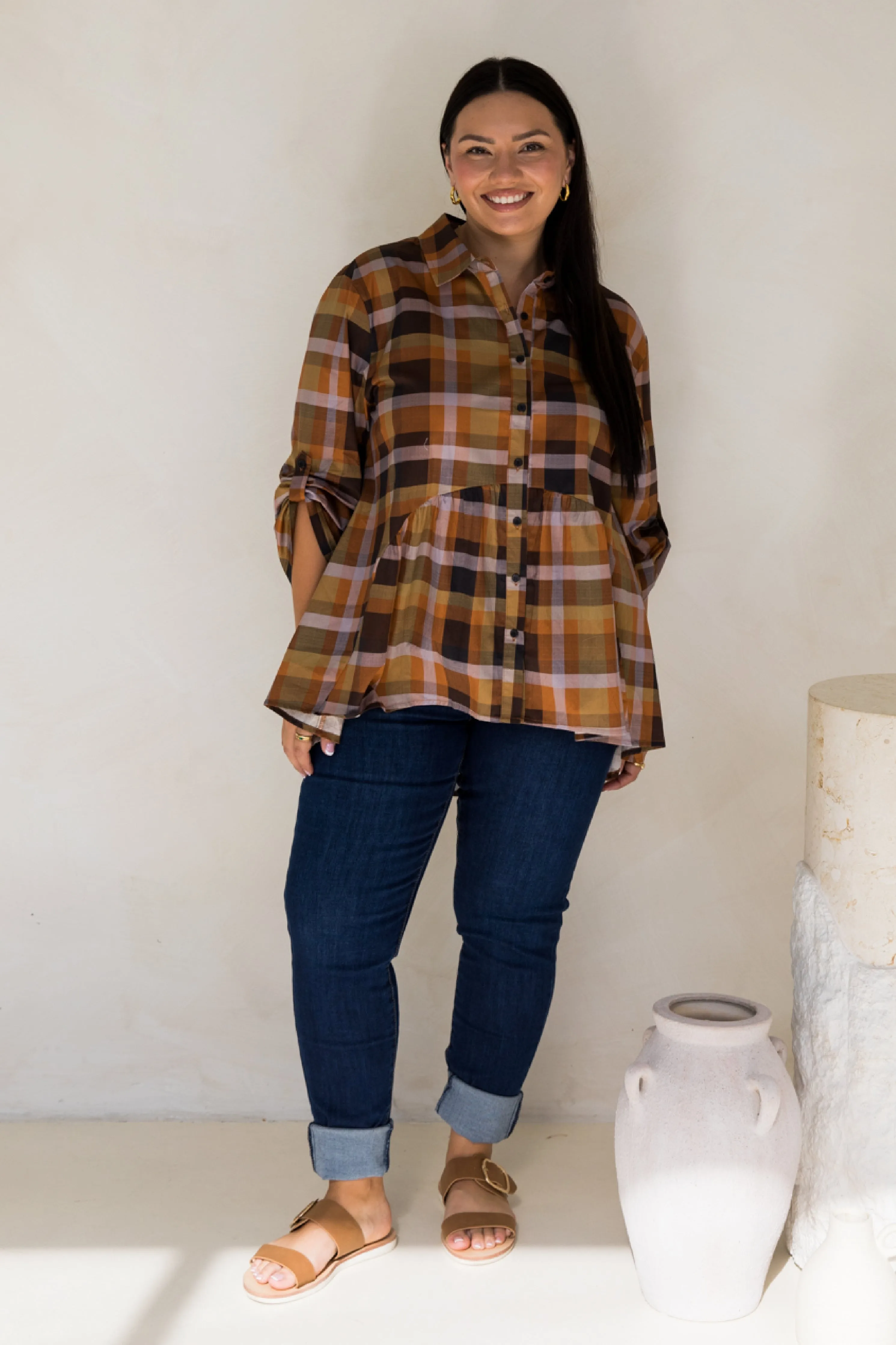 Soho Shirt | Fall Check | FINAL SALE