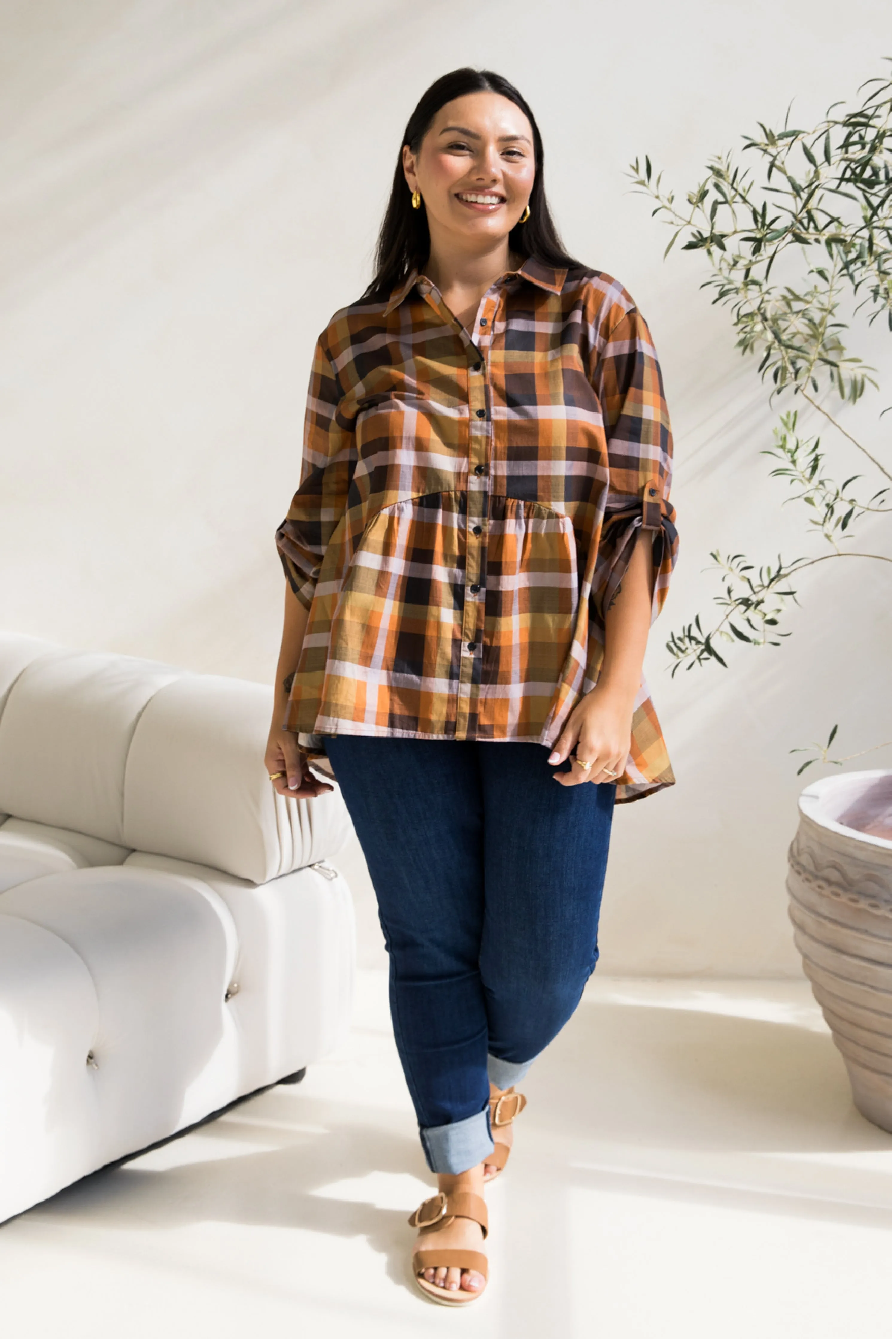 Soho Shirt | Fall Check | FINAL SALE