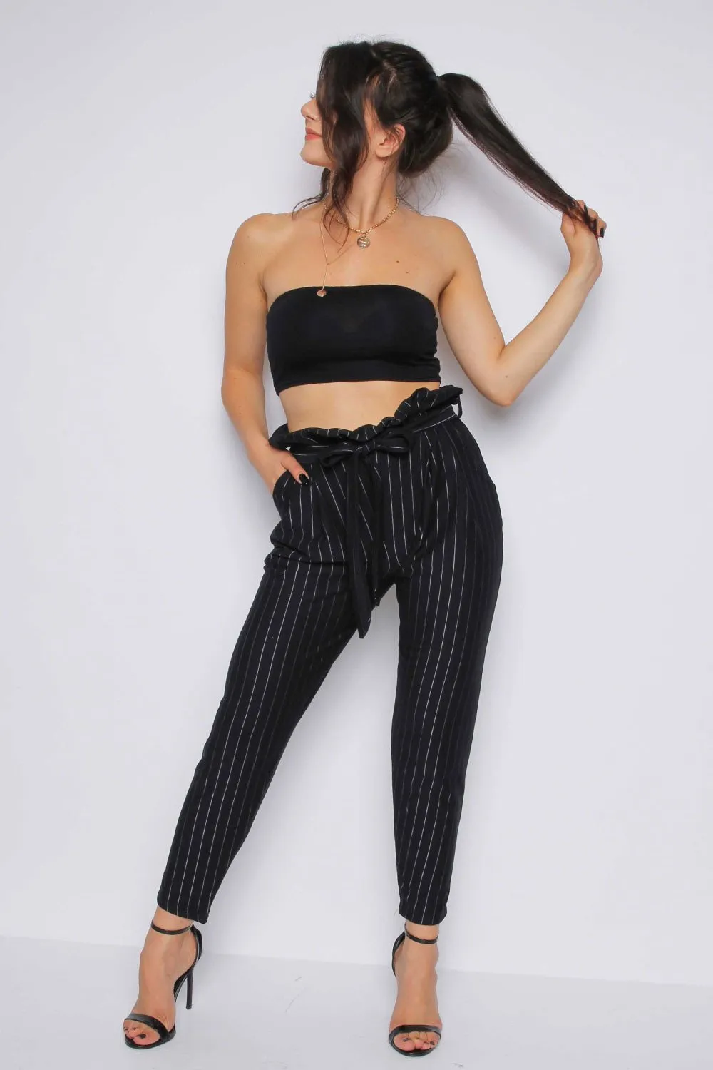 Stripe Cigarette Trousers