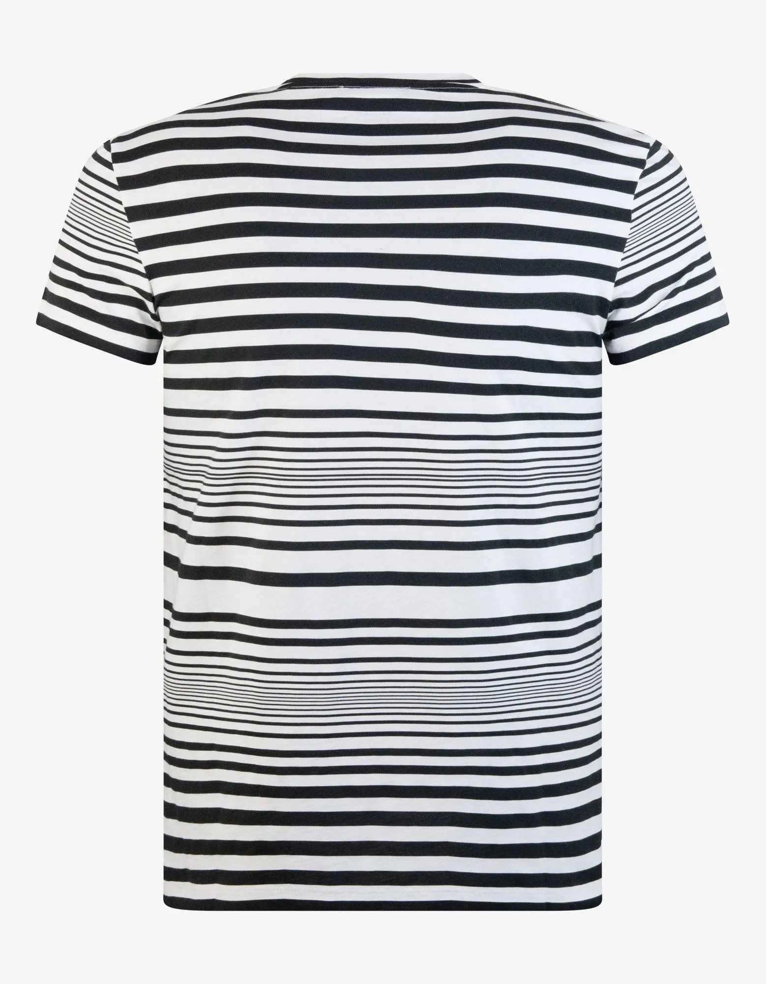 Striped Island Print T-Shirt -