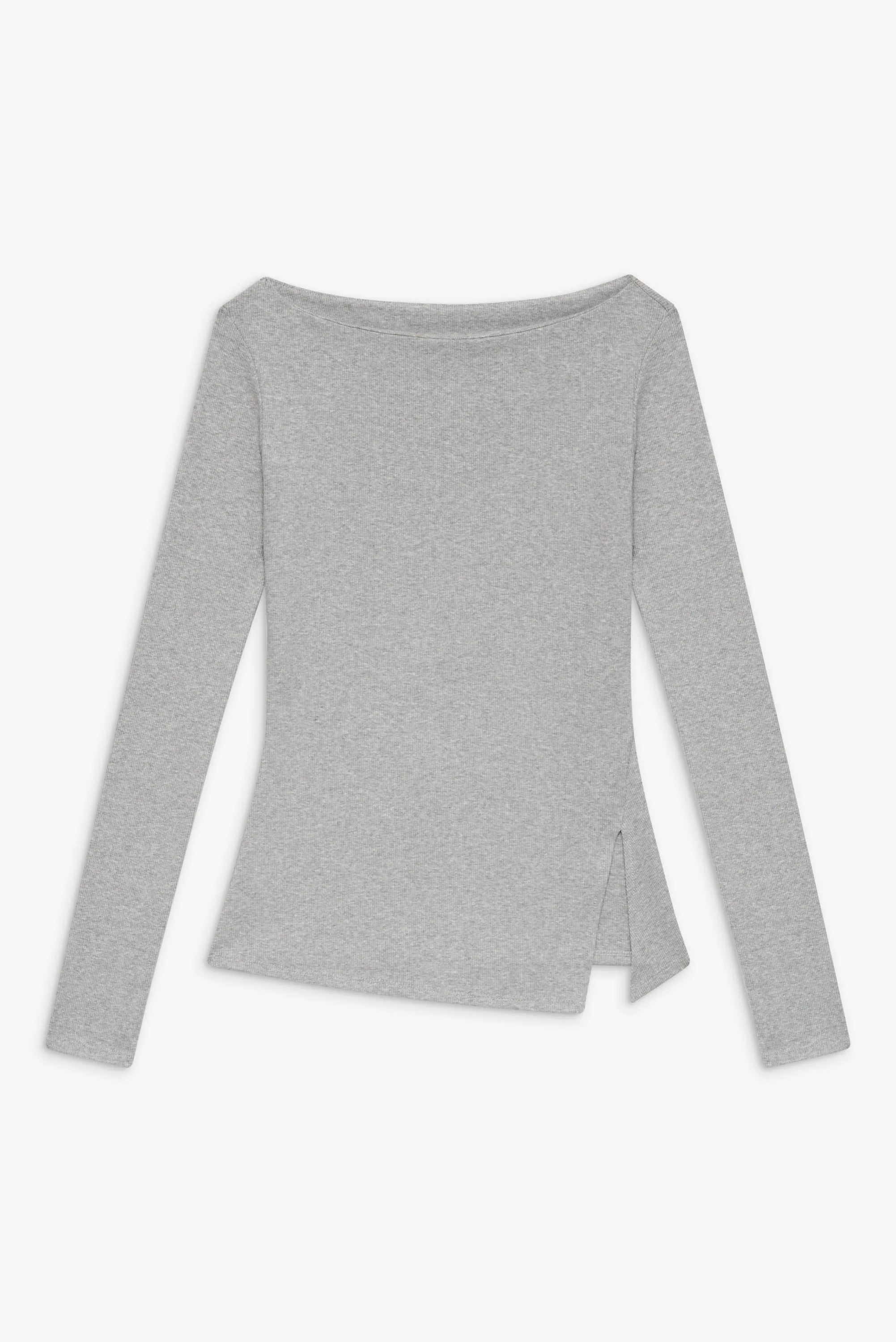 Talia Long Sleeve Shirt - Heather Grey