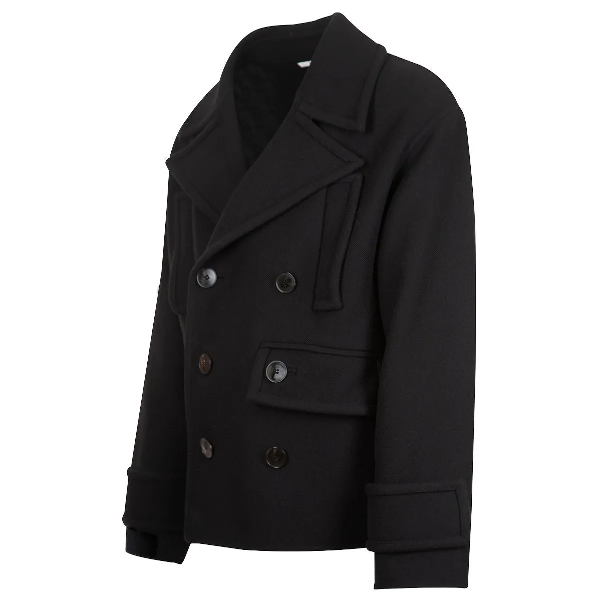 Valentino Doubled Wool Pea Coat