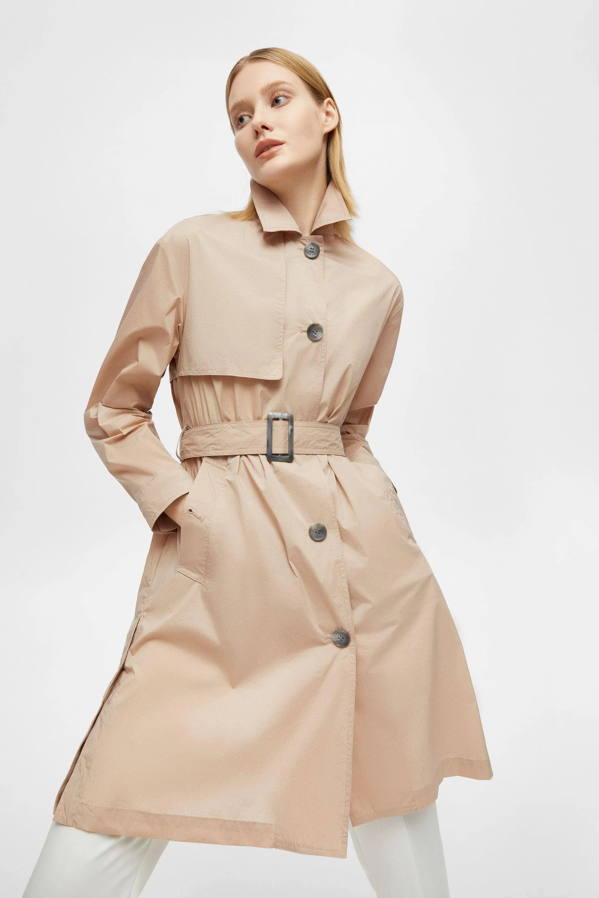 Women's UPF Single Breasted Trench 152